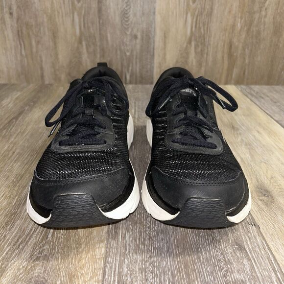 Skechers Men's US Size 9.5 GoRun Ultra Go Black White Running Sneaker Shoes - Picture 3 of 12